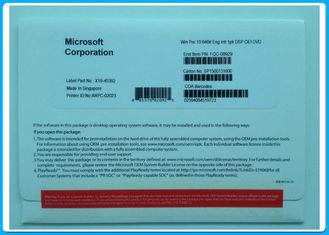 Microsoft Windows 10 Professional 64-bitowe oprogramowanie DVD + Key Support Korea / francuski / angielski