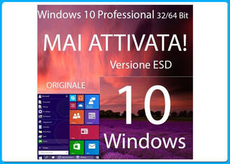 32-bitowy i 64-bitowy Microsoft Windows 10 Pro Licencja na oprogramowanie Uaktywnia globalną gwarancję