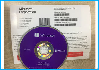 Oryginalny pakiet Microsoft Windows 10 Pro OEM Pack 64BIT FQC-08981 wersja hiszpańska