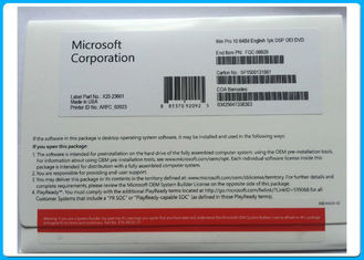 Windows 10 Professional Professional klucz licencyjny 64-bitowy aktywowany pakiet OEM, win10 pro 64-bitowy DVD OEM