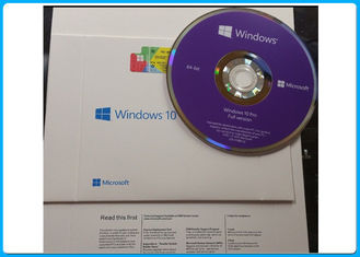 Nowy zamknięty klucz Microsoft Windows 10 Professional Professional 64 Bit DVD + COA