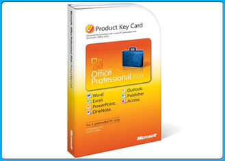 100% Oryginalny Microsoft Office Retail Box Key Code Office 2010 Pro Coa Sticker