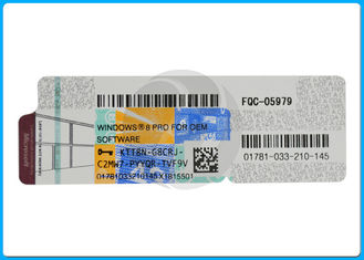 Najlepsza jakość OEM COA License Sticker windows 8.1 klucz główny 100% aktywacja online przez komputer