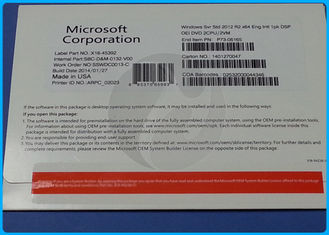 Hot Selling Windows Server 2012 R2 OEM Pack100% aktywacja Licencja OEM 2cpu / 2vm
