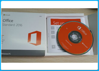 Oryginalny Microsoft Office STANDARD 2016 COA / klucz / licencja z nośnikami DVD