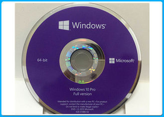 Oryginalny dysk DVD Microsoft Windows 10 Pro Oprogramowanie Sp1 Coa Sticker Activation Online Pełna wersja