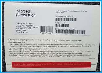 Wersja polska Microsoft Windows 10 Pro Software 32/64 Bit Oryginalna licencja OEM Key