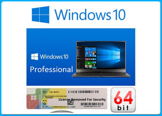 Multi Language Win 10 Pro Naklejka Microsoft Coa 32-bitowy klucz Oem 64bit na komputer