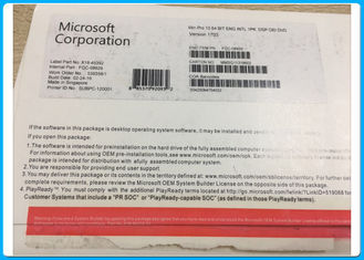 Profesjonalna oryginalna wersja Microsoft Windows 10 Pro Oem z 64-bitową wersją DVD 1703
