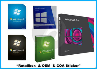 Windows 7 Pro Retail Box Microsoft Windows 7 profesjonalna skrzynka detaliczna 32 i 64-bitowa