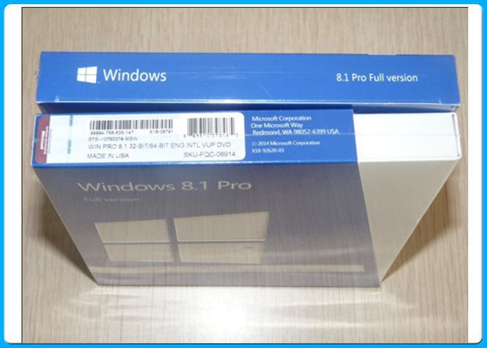 Aktywacja online klucz OEM firmy Microsoft Windows 8.1 Pro Pack 32 64 Bit