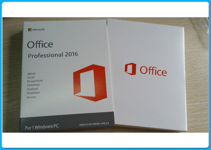 Office OEM 2016 Retailbox Office 2016 pro Plus klucz / licencja + 3,0 dysk flash USB