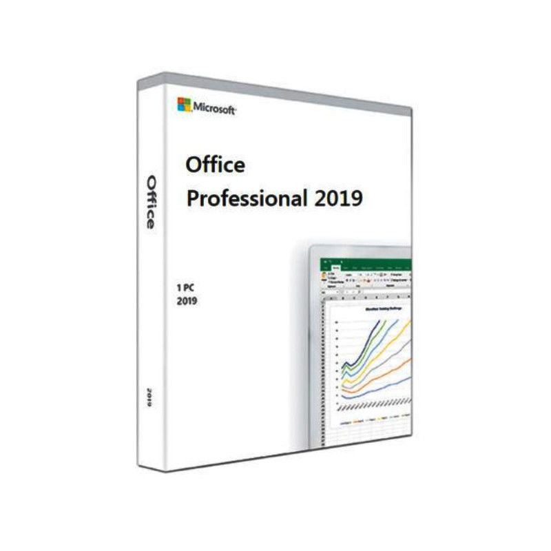 1,6 GHz 64 BIT Microsoft Office Professional 2019 Karta klucza DVD Coa 2 GB pamięci RAM